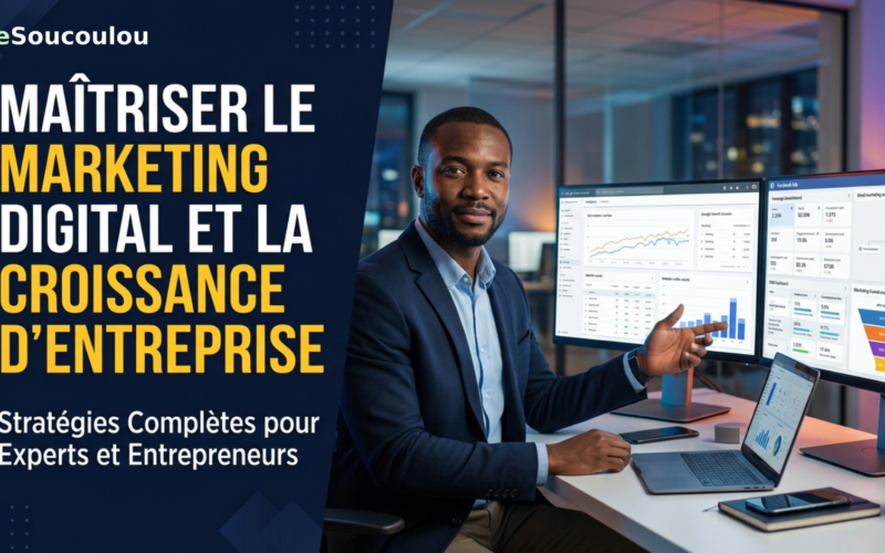 Marketing digital complet : Facebook Ads, SEO, email — 12 modules en 1