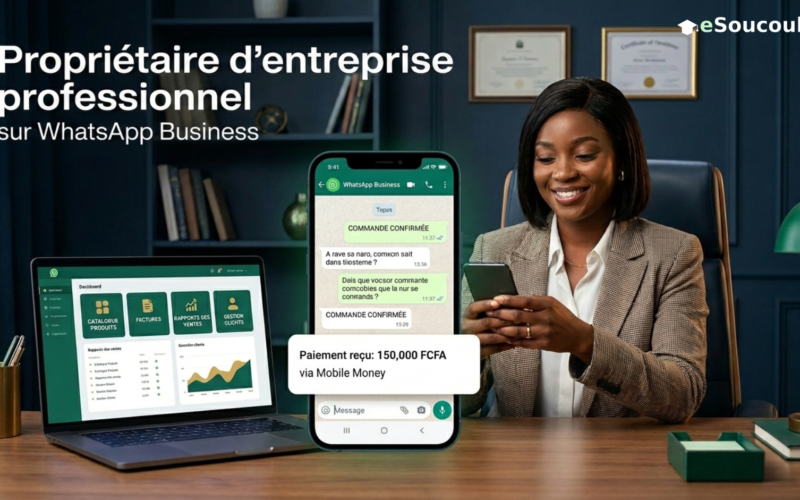 Vendre sur WhatsApp Business : de la discussion au paiement Mobile Money