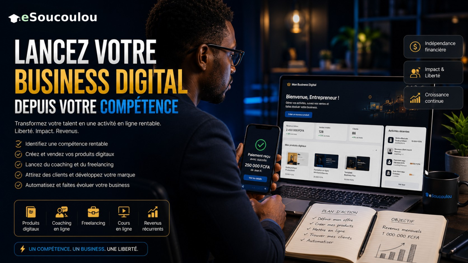 Monétiser une compétence en ligne : de l&rsquo;idée au premier paiement