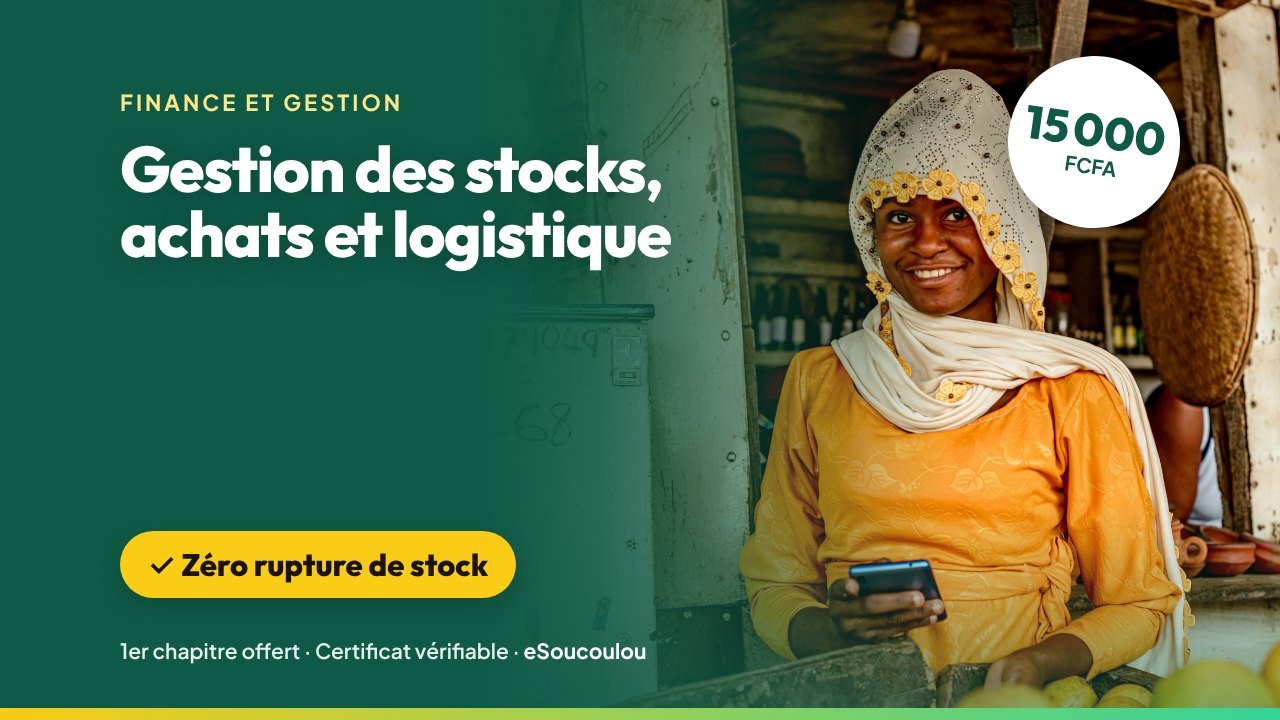 Gestion des stocks, achats et logistique : réapprovisionnement, inventaire, fournisseurs et import