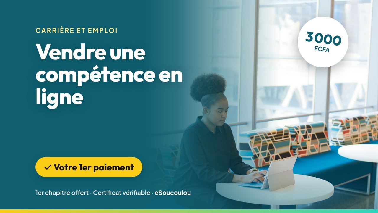 Vendre une compétence en ligne : de l’idée à votre première offre