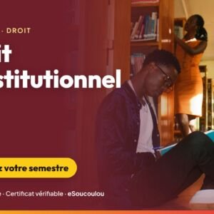 Formation Droit constitutionnel (L1 Droit) : théorie générale et institutions du Bénin, cours complet et quiz — eSoucoulou